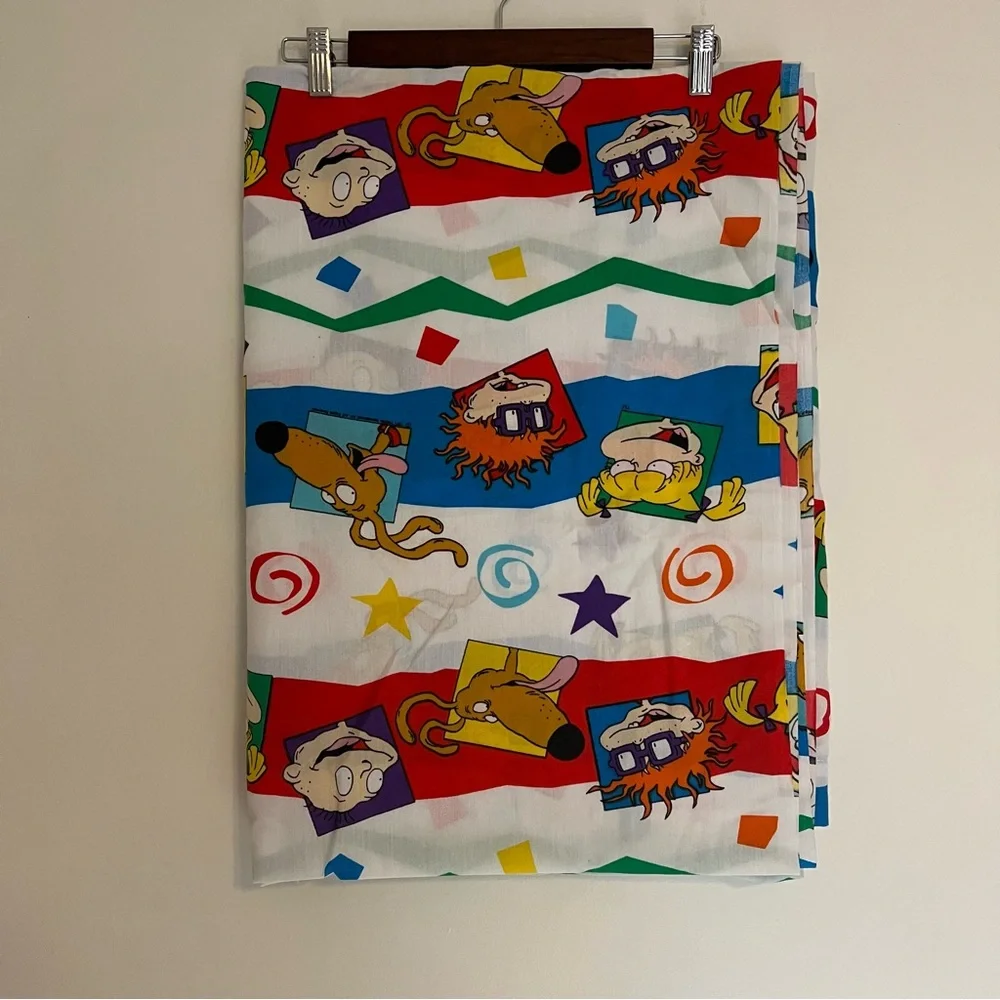 Vintage Nickelodeon Rugrats 3-Piece Twin Sheet Set